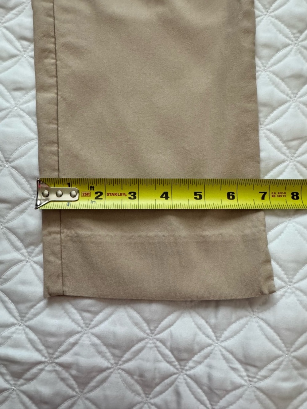 Chico's Tan So Slimming Cropped Pull-on Pants Size Small 4, Chicos Size 0 - Picture 3 of 13